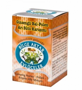 BİLGE AKTAR - GİNSENGLİ BAL-POLEN-ARI SÜTÜ KARIŞIMI 225 GR