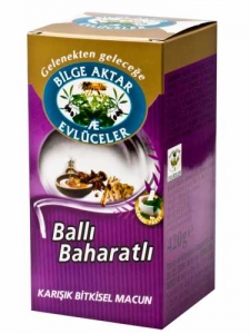 BİLGE AKTAR - BALLI BAHARATLI KARIŞIK BİTKİSEL MACUN 420 GR