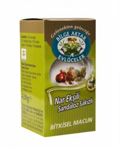 BİLGE AKTAR - NAREKŞİLİ SANDALOZ SAKIZLI BİTKİSEL MACUN 420 GR